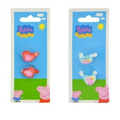 2-DELIGE PEPA PIG KINDERRINGEN SETS 