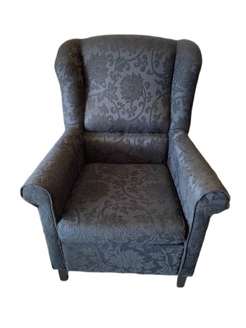 Fauteuil met voetenbank