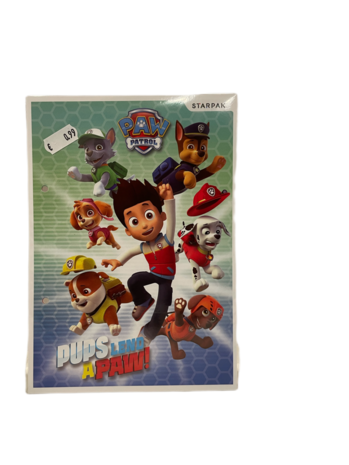  waskrijtjes 12 kleuren starpak Paw Patrol pud