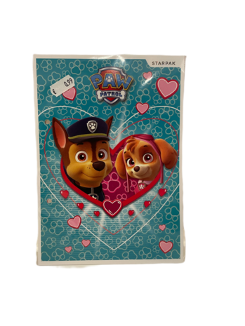  waskrijtjes 12 kleuren starpak Paw Patrol pud