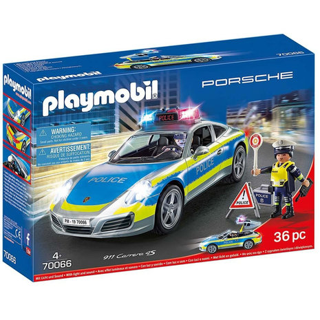 Playmobil Porsche Politie Licht en Geluid