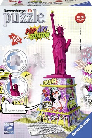 Pop Art Edition 3D puzzel Liberty Statue (Ravensburger)	