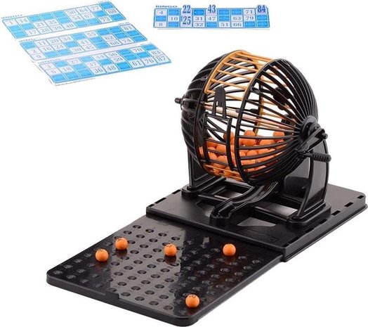 Bingo spel met 90 nummers 24x26cm	