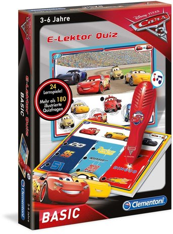 Clementoni Disney Cars E-lektor Quiz	