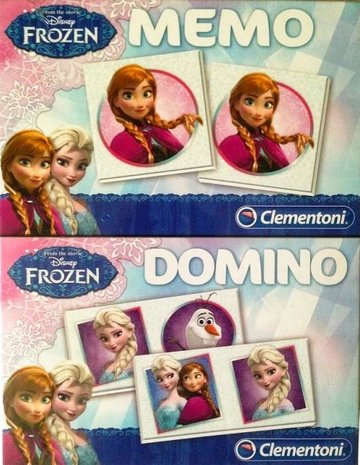 Disney Frozen 2in1 set Memo Domino 17x22cm	