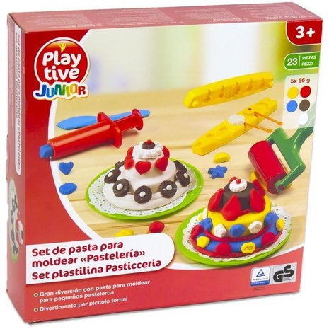 Play Tive Junior Klei Bakset 23 delig 28x28cm	