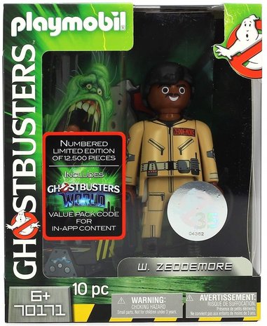 Playmobil Ghostbusters W. Zeddemore 17x21cm	