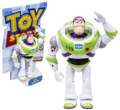 Mattel Disney Toy Story 4 Basis Figuur Buzz Lightyear 19cm	