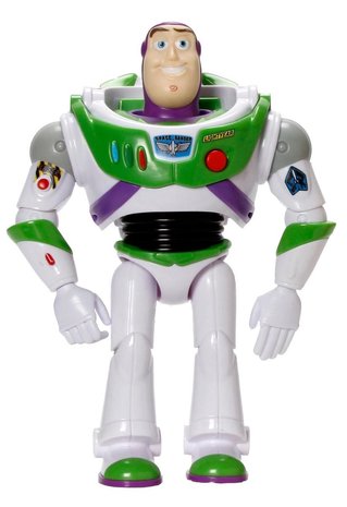 Mattel Disney Toy Story 4 Basis Figuur Buzz Lightyear 19cm	