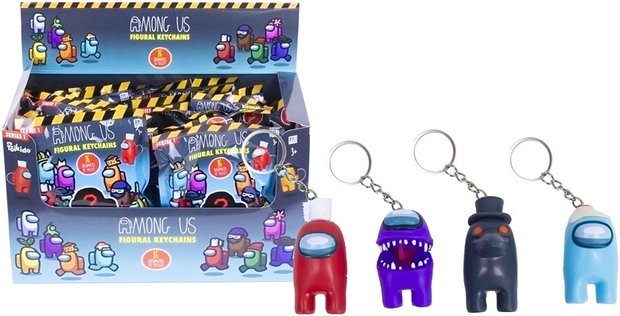 AMONG US FIGURAL KEYCHAIN IN BLINDBAG 