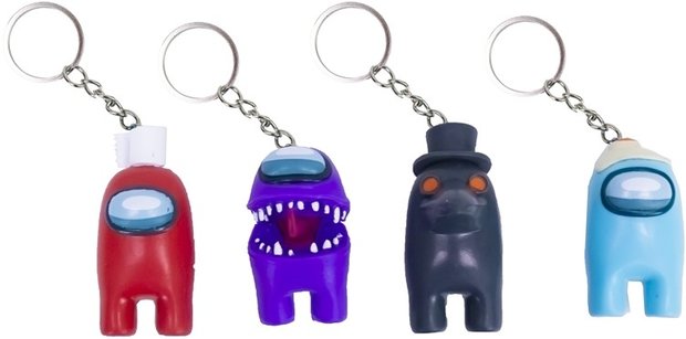 AMONG US FIGURAL KEYCHAIN IN BLINDBAG 