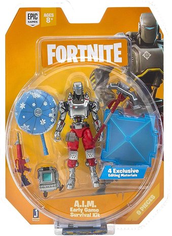 FORTNITE FIGUUR THE VISITOR EARLY GAME SURVIVAL KIT 18X25CM