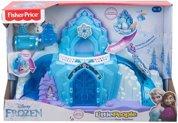 FISHER-PRICE DISNEY FROZEN LITTLE PEOPLE ELSA&#039;S ICE PALACE 61X41CM