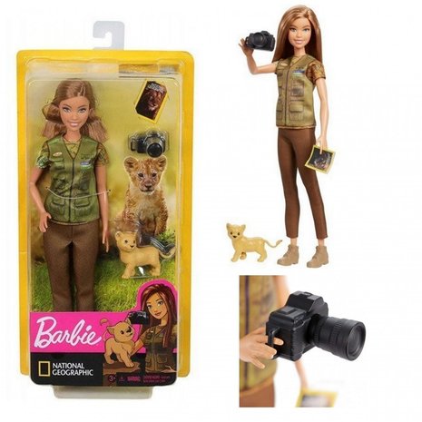 BARBIE NATIONAL GEOGRAPHIC POP NATUUR FOTOGRAAF