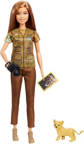 BARBIE NATIONAL GEOGRAPHIC POP NATUUR FOTOGRAAF