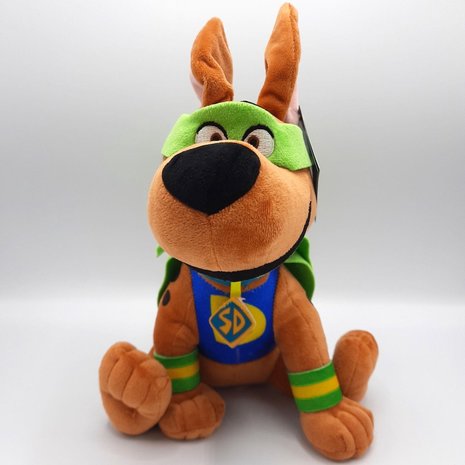 Scooby Doo met Cape - Scoob - Pluche Knuffel Hond - 30 cm