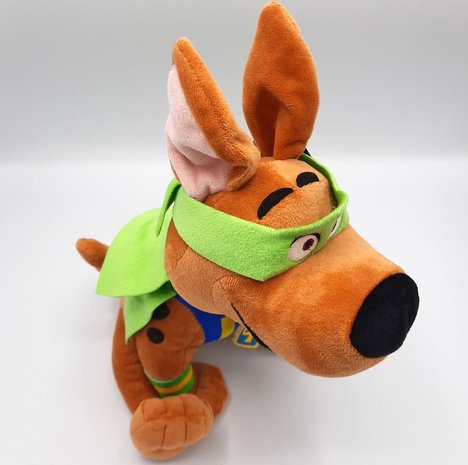 Scooby Doo met Cape - Scoob - Pluche Knuffel Hond - 30 cm