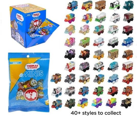 BLIND BAG THOMAS &amp; FRIENDS MINIS VERZAMELFIGUUR ASSORTI 5CM