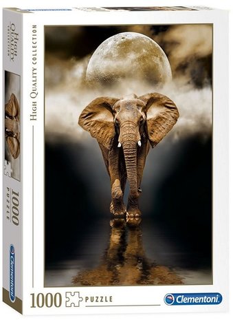 CLEMENTONI HIGH QUALITY COLLECTION PUZZEL 1000 Olifant