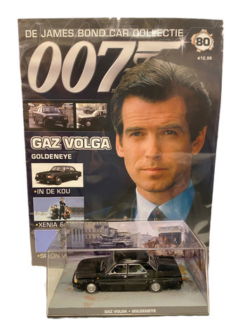 080 - Modelauto Gaz Volga - De James Bond car collectie