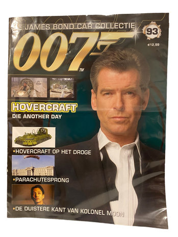 093 - Modelauto Hovercraft - De James Bond car collectie