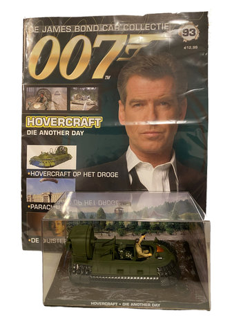 093 - Modelauto Hovercraft - De James Bond car collectie