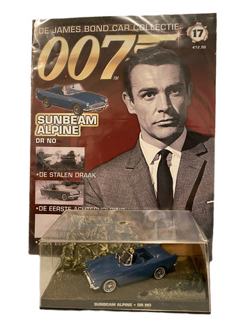 017 - Modelauto Sunbeam Alpine - De James Bond car collectie