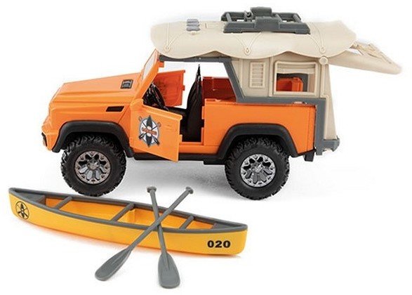 ANIMAL WORLD AUTO 4X4 OFF-ROAD ADVENTURE MET LICHT EN GELUID 18X28CM