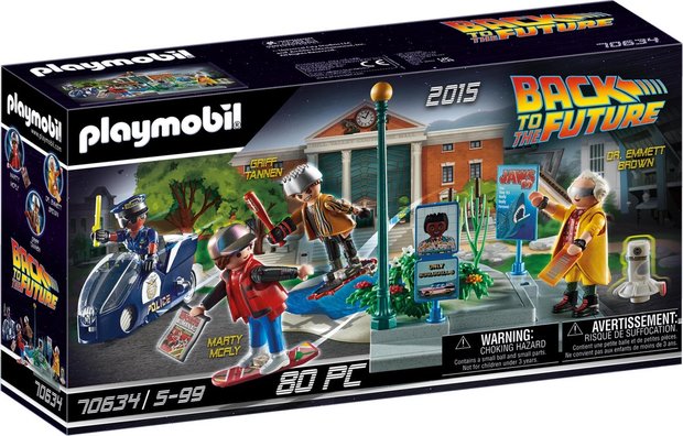 PLAYMOBIL Back to the Future deel II Hoverboard achtervolging