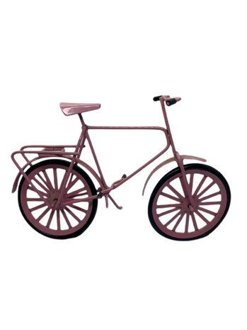 Kleine decoratieve metalen fiets