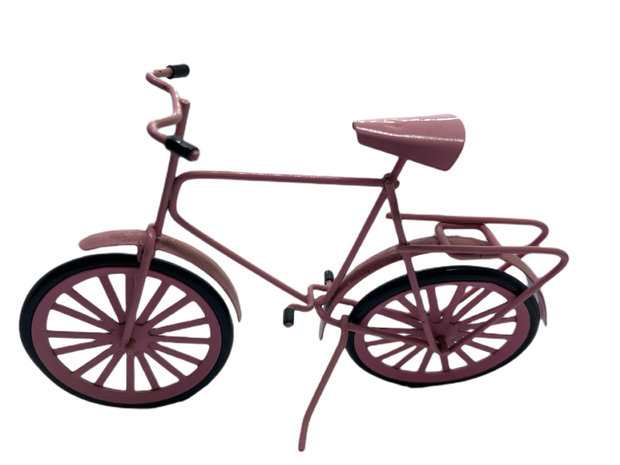 Kleine decoratieve metalen fiets