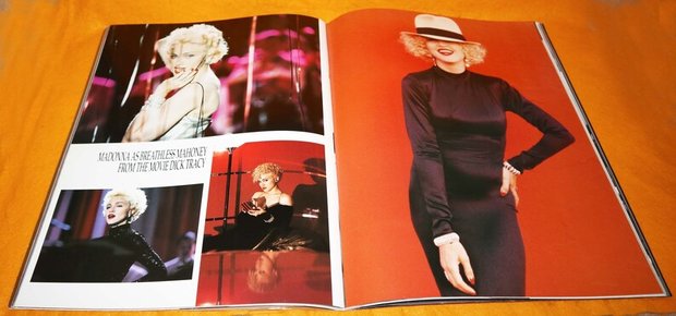 Madonna Blond Ambition Tour 1990 concert programma programmaboek