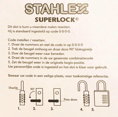 Cijferhangslot Grijs/Rood