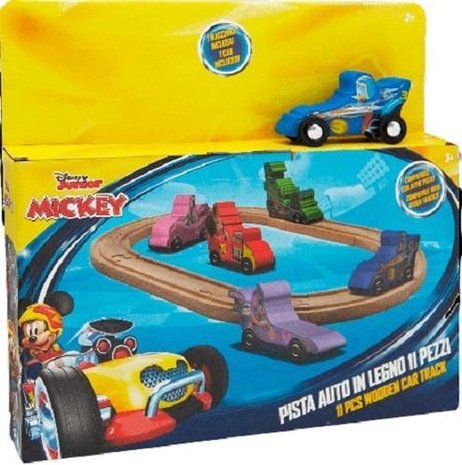 Disney Racebaanset Mickey Mouse Junior 11-delig