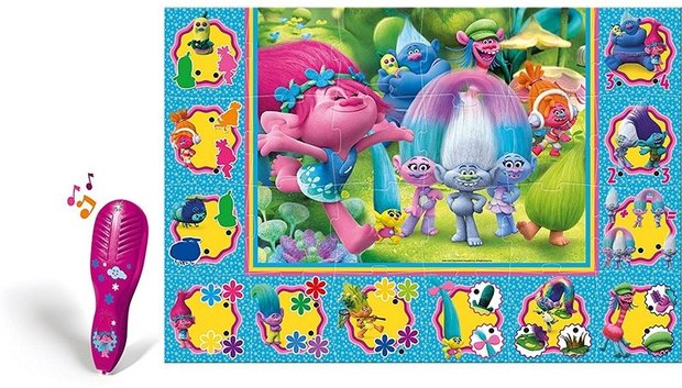 TROLLS GIANT VLOER PUZZEL + ELEKTRONISCHE PEN 