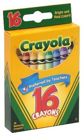 CRAYOLA CLASSSIC CRAYONS 16-PACK 