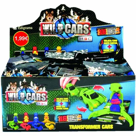 EDIGRAMA WILD CARS TRANSFORMING 