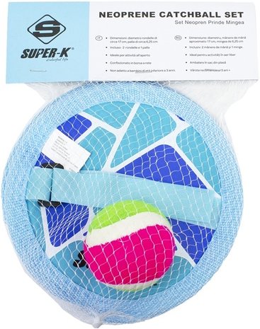 SUPER-K VANGSPEL BLAUW 17CM SET VAN 2 STUKS