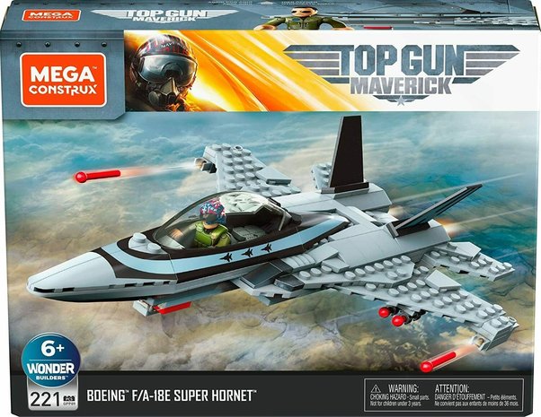 MATTEL MEGA CONSTRUX TOP GUN MAVERICK 221 DELIG 20X26CM