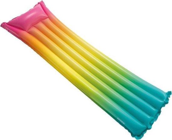 Intex Luchtbed Regenboog 170 X 53 Cm Vinyl