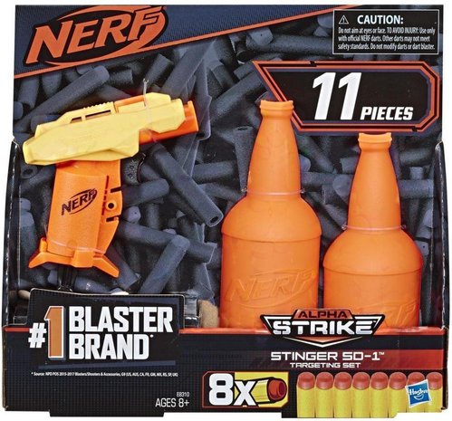 Nerf Alpha Strike Stinger SD-1 speelgoedgeweer - 11 Delig - Extra tanks en 8 pijlen