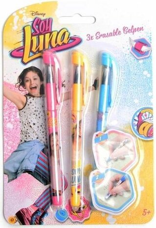 Disney Soy Luna Uitwisbare Pen 3 Stuks