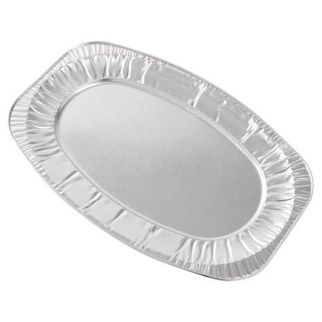 Catering schalen ovaal - aluminium 45cm 