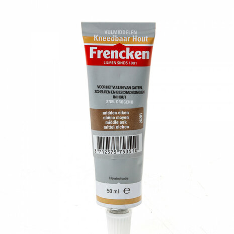 Frencken Kneedbaar hout midden eiken tube 50ml