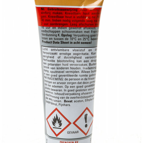 Frencken Kneedbaar hout donker eiken tube 50ml