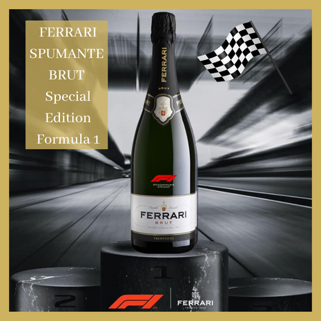 FERRARI TRENTO SPECIAL EDITION FORMULA 1 BRUT! CELEBRATION BOTTLE