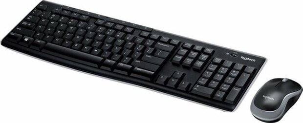 Logitech MK270 - Draadloos Toetsenbord en Muis - Qwerty