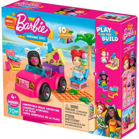 Mega Construx bouwset Barbie roze 70-delig