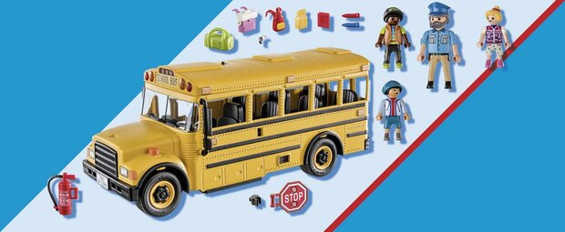 PLAYMOBIL City Life Amerikaanse schoolbus - 71094