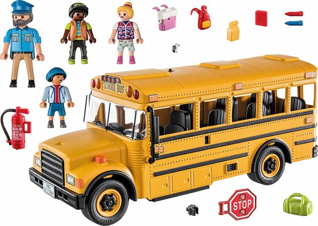 PLAYMOBIL City Life Amerikaanse schoolbus - 71094